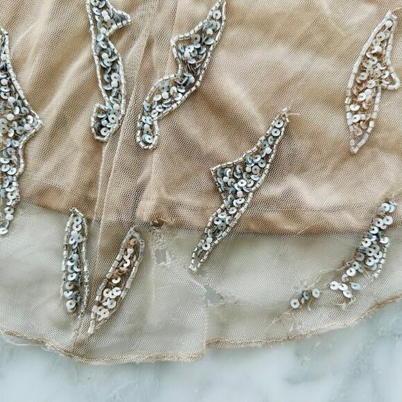 Mac Duggal #5124 Mocha Sequin Full Maxi Dress Size 4 NEW Wedding Party Prom - Picture 13 of 16